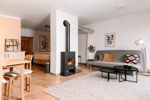 Beautiful apartment by the river and in the countryside