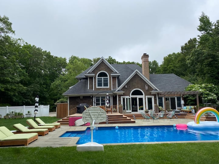 Luxury Southampton Home/outdoor Sauna/hottub
