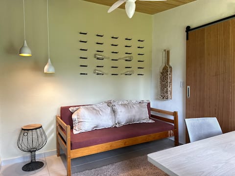 Top Airbnb: Flat for 4 in Barra de São João em Casimiro De Abreu