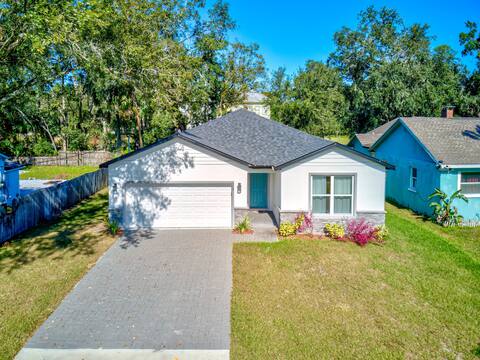 New, spacious home with fully-fenced yard