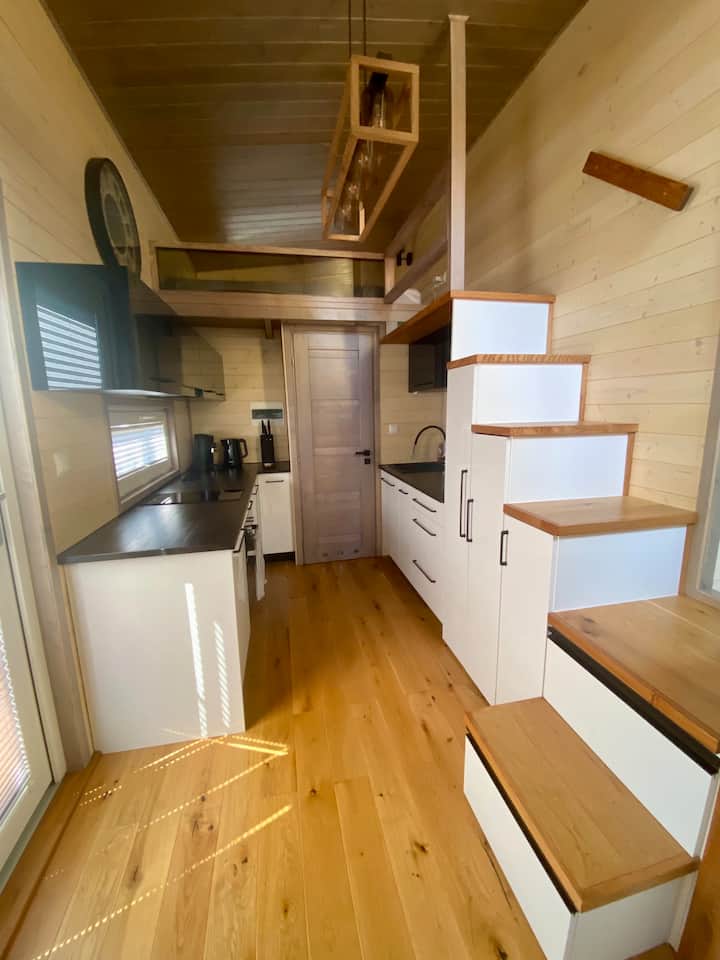 Tiny House Mit Dachterrasse Mitten Im Grünen - Echternach