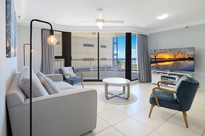 Beachside 1 Bedroom Oceanview Apartment Broadbeach - ブロードビーチ