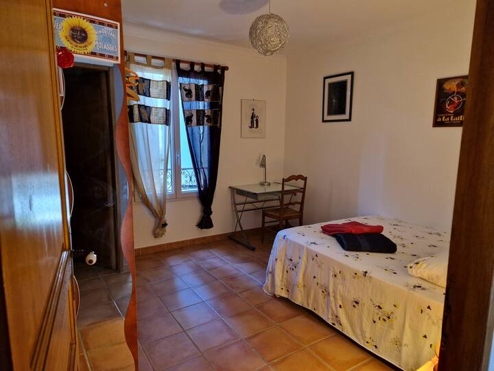 La habitación del artista.
