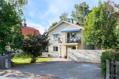 Bright house with a garden