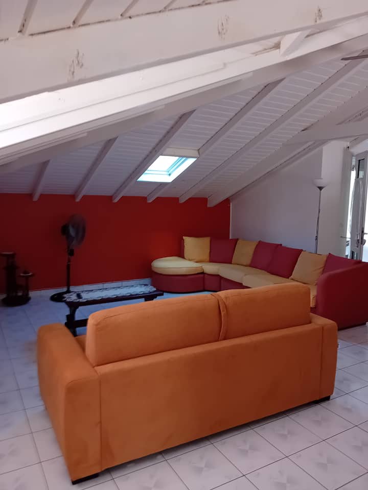 Haut De Villa La Fleur De Canne - Guadalupe