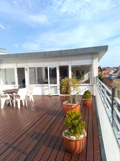 open space in historic center