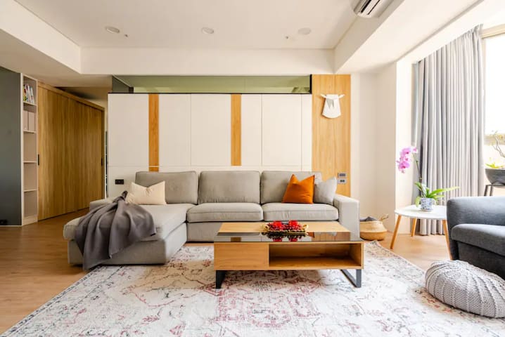 Spacious Family Oasis, 4Bd2Bath in Dazhi, Taipei