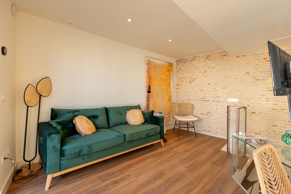 Top performing Airbnb: Luxurious Duplex with Private Terrace in the Center in Santa Cruz