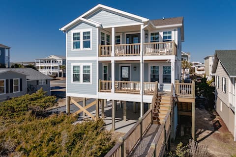 Blue Horizon-Oceanfront 4BR+Beach Chairs+Sleeps 10