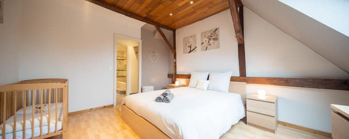 غرفة النومرقم1 | الإشغال القياسي لضيفين