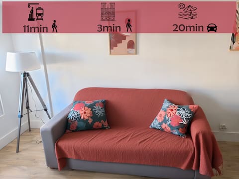 Top Airbnb: Family Terracotta • Quiet center/beaches à Narbonne