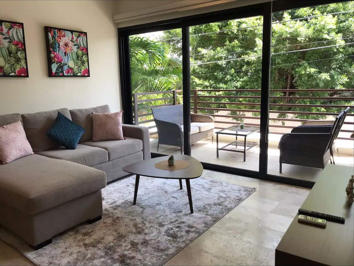 Living area with natural light
