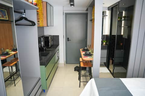 Top Airbnb: Lindo Flat with Jacuzzi near the sea! in Paraíba