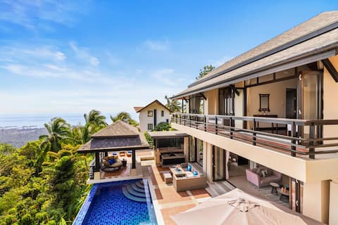 Vista Mar - 3BR Hillside Heaven Pool Villa