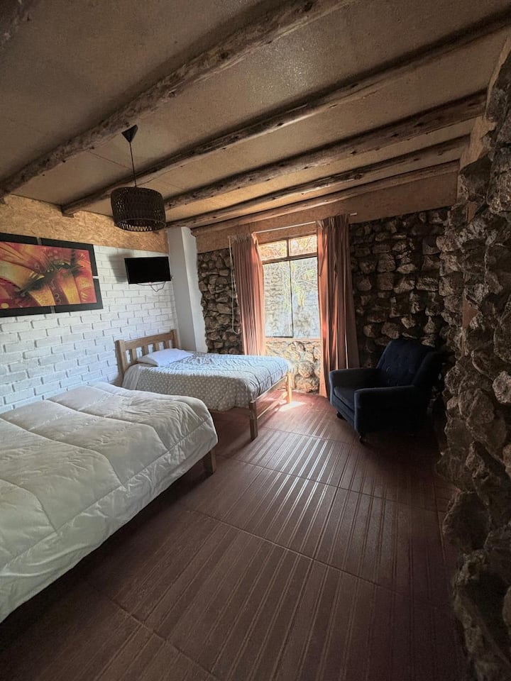Cabaña Nº 07 (Doble): Rancho Hotel - 康塞普西翁