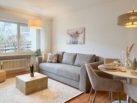 Popular Airbnb listing: Black Forest studio | Balcony | Forest + barbecue area in Lenzkirch