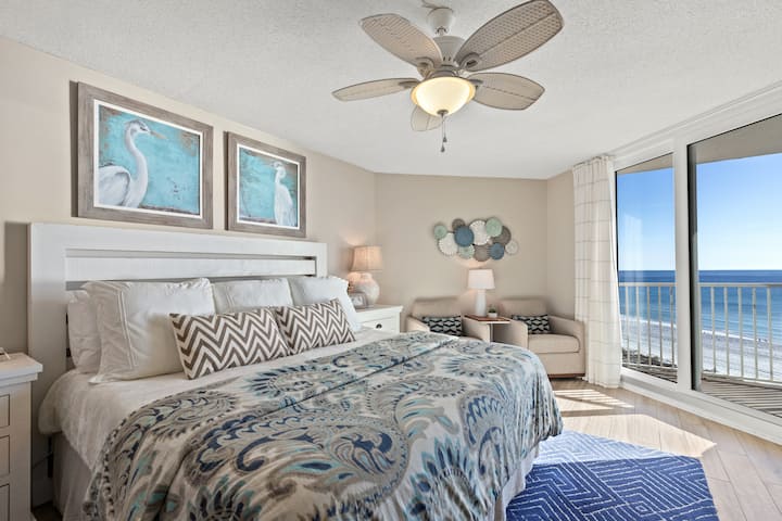 Primary bedroom - king size bed - guests say it’s the most comfortable bed ever!