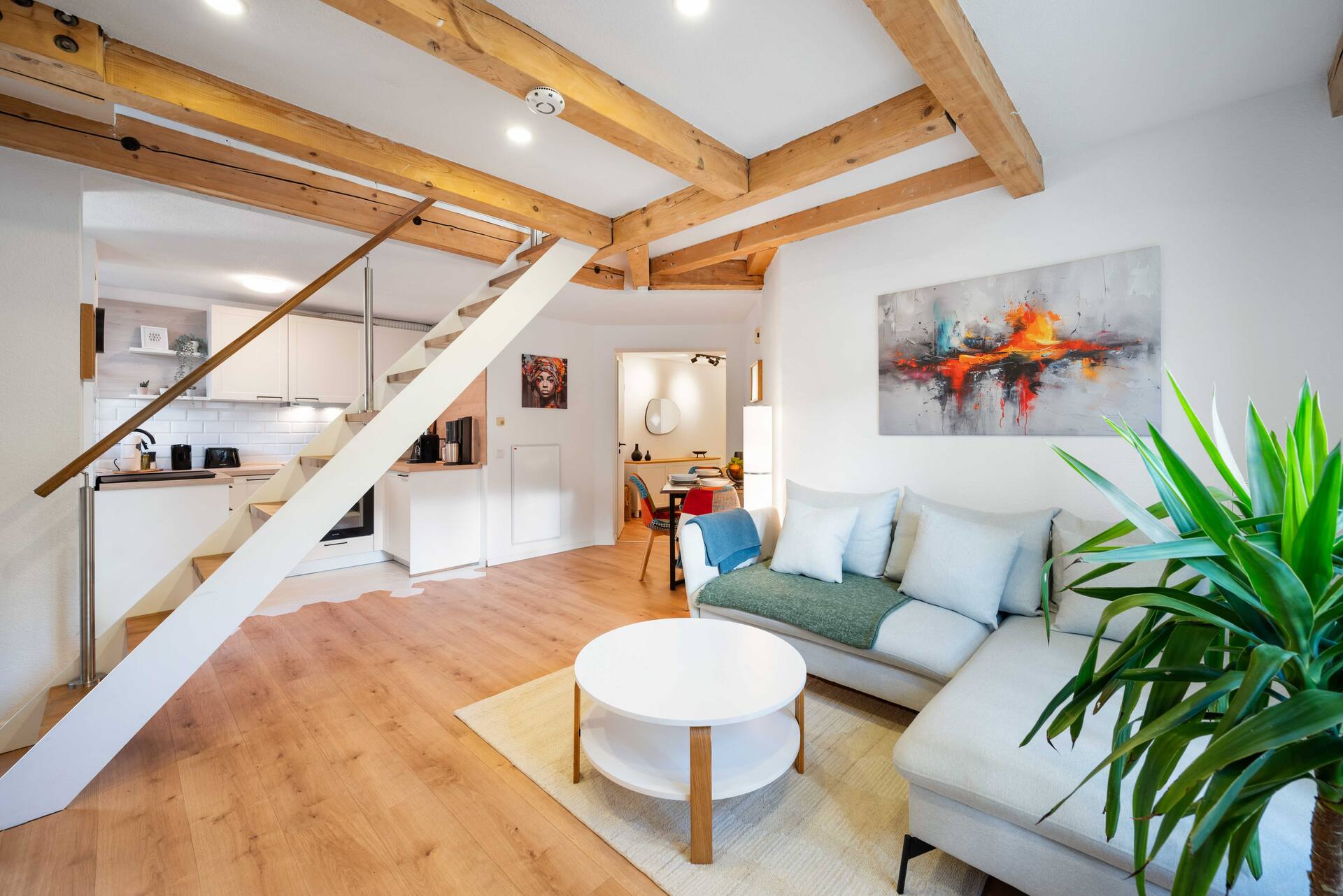 Great duplex apartment | Balcony | Workplace