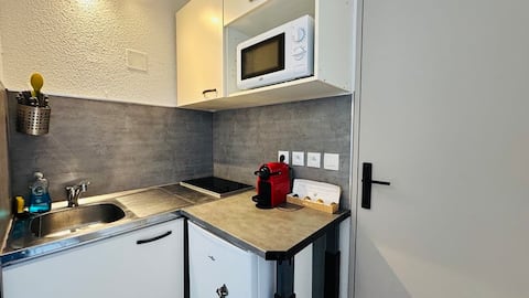 Propriété Airbnb réussie: Charming renovated cabin studio à Bolquère