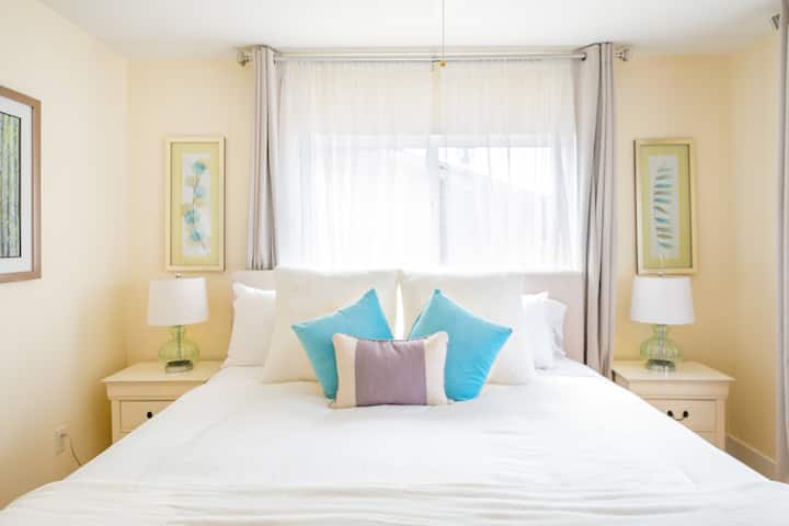 Bedroom with king bed