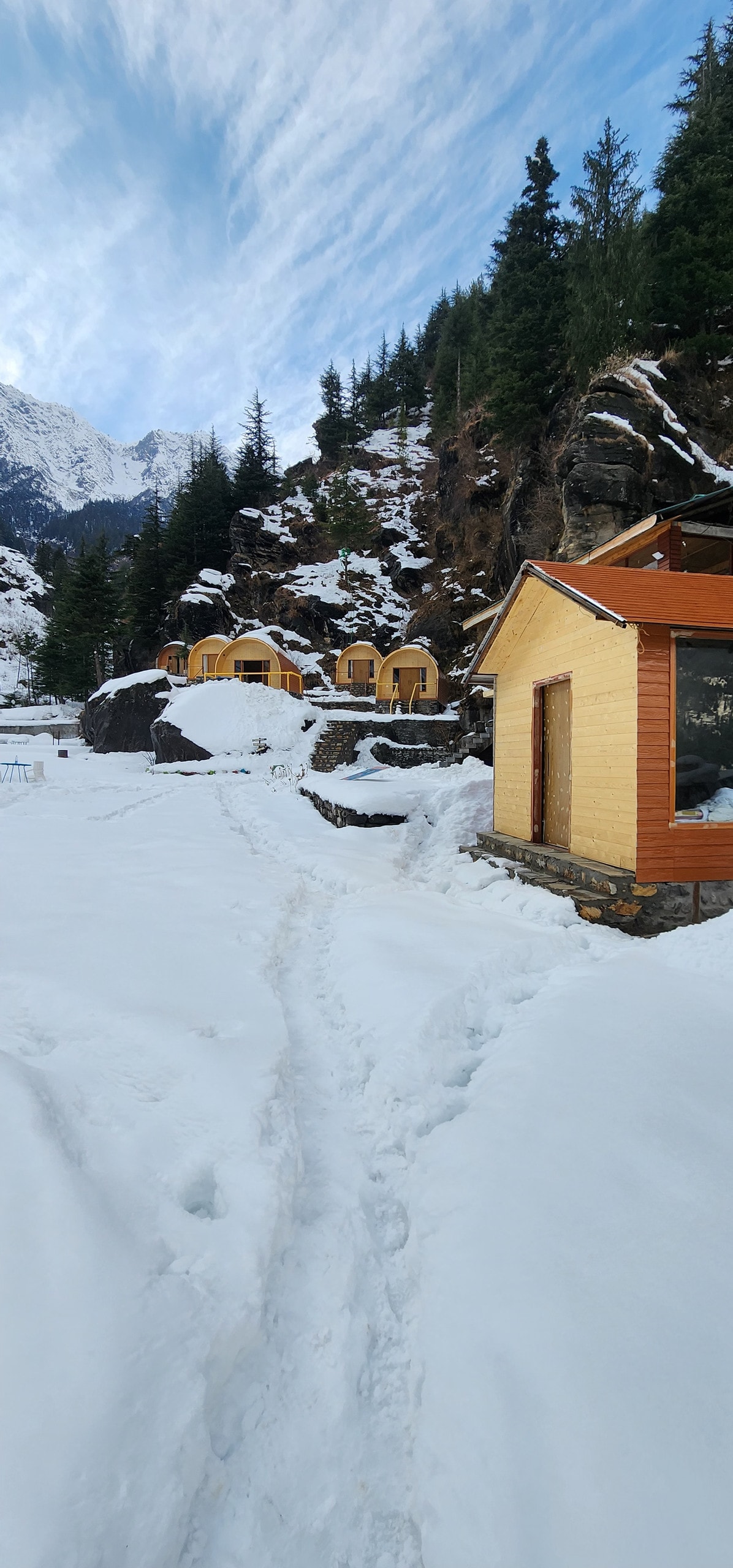 Himalayan Dream Cove: 2 Private Huts by homeyhuts - Dome houses for ...