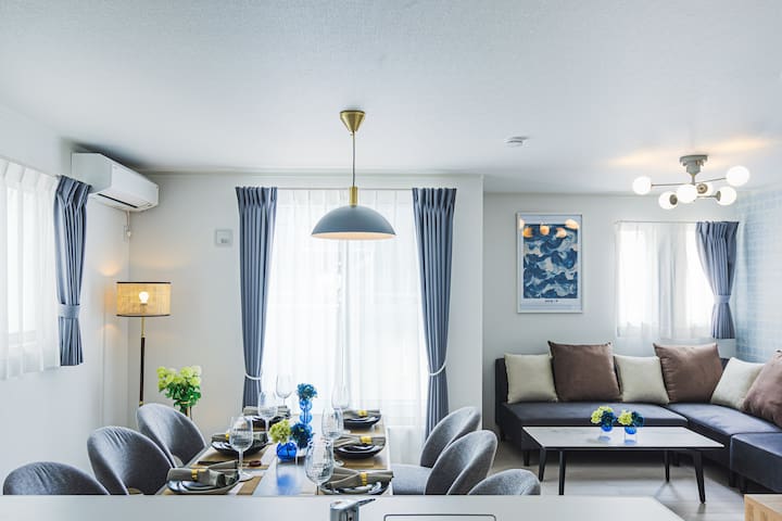 駅 1分 105㎡ 新築/スカイツリー＆浅草/4寝室/家族/無料駐車/Hotel Ajisai