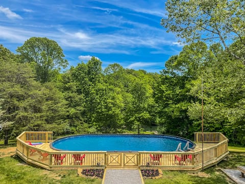 Luxury Lodge | Hocking Hills Pool, Hot Tub & Lake