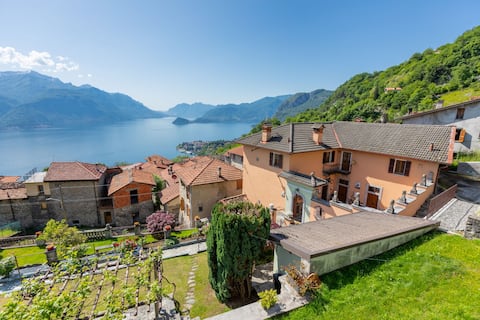 Family Relaxation with Hot Tub and Lake Como View