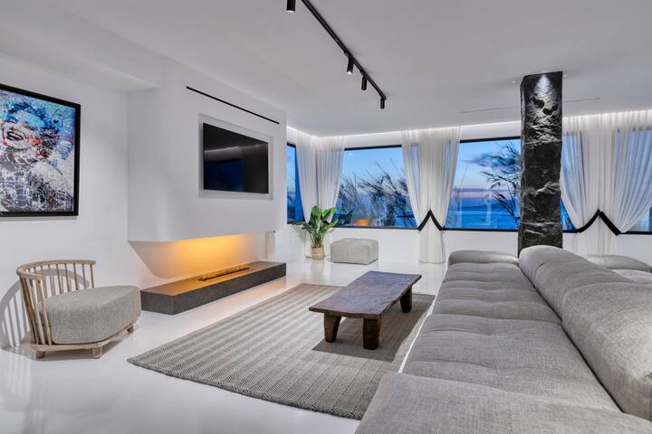 Mykonos Town Black Villa with Cave Heated Pool gallery image 5