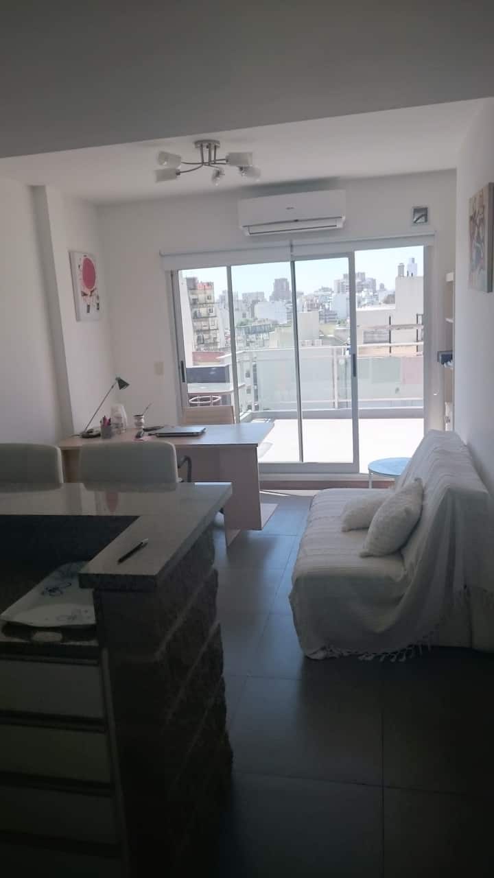 Departamento de 2 ambientes con terraza en Palermo