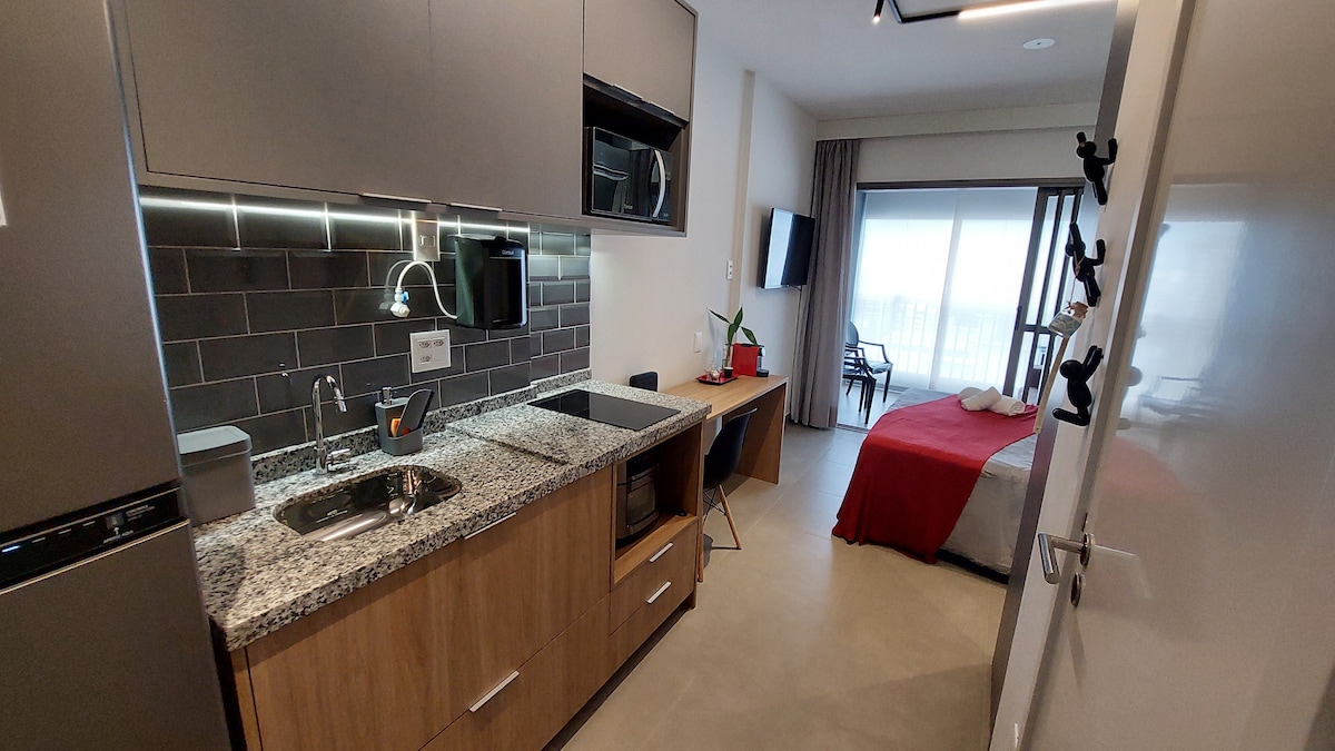 Top Airbnb: Brand new studio Moema 25th floor ON 2510 Jurupis em Moema