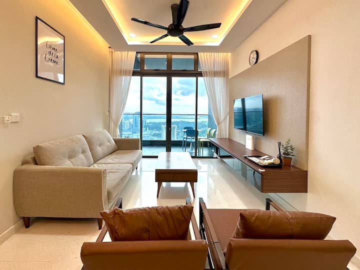 Sky 88 | Comfy Balcony | Jb Town Near Ciq | 3b2b - Johor Bahru