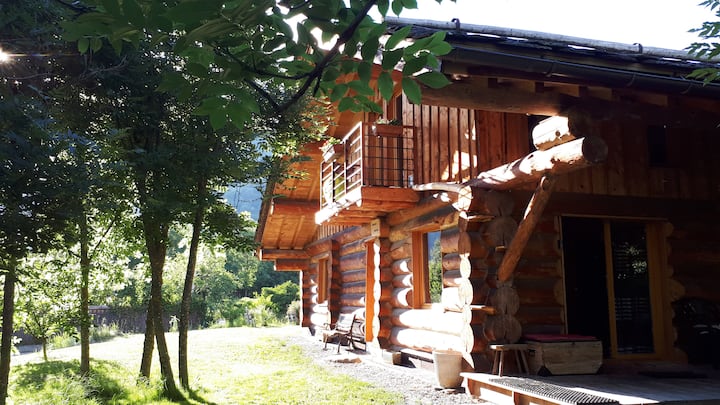 Chalet Castor Avec Jardin Arboré - Séez