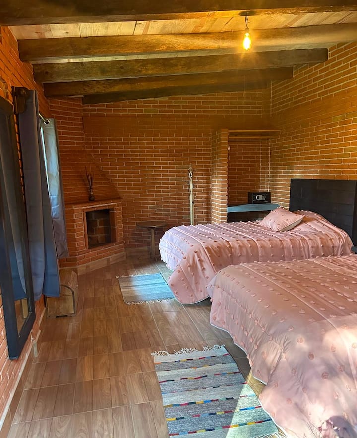 Cabañas Con Fogata, Cocina, Asador, Con Bosque. - Zacatlán