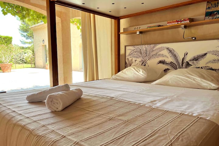 Villa La Source, Aix-en-Provence – Nyumba ya Likizo – Bweni la Topaze – Mahali pa Watoto – Inatoshea watu 6