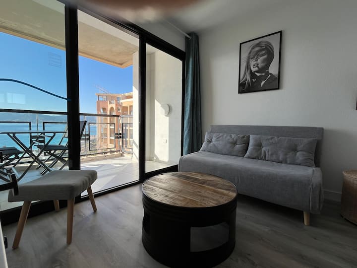 Appartement 1br Vue Mer Et Piscine - 칸