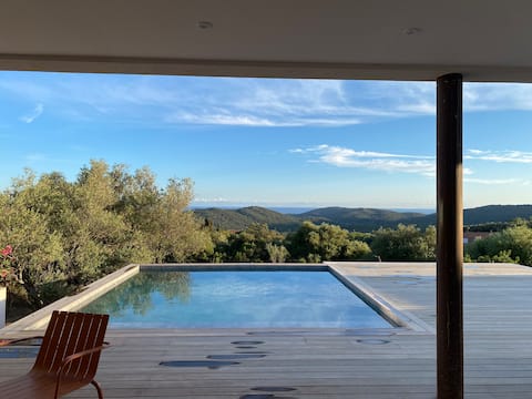 SOUTHERN CORSICA pool 8/10 pers near sea quiet view