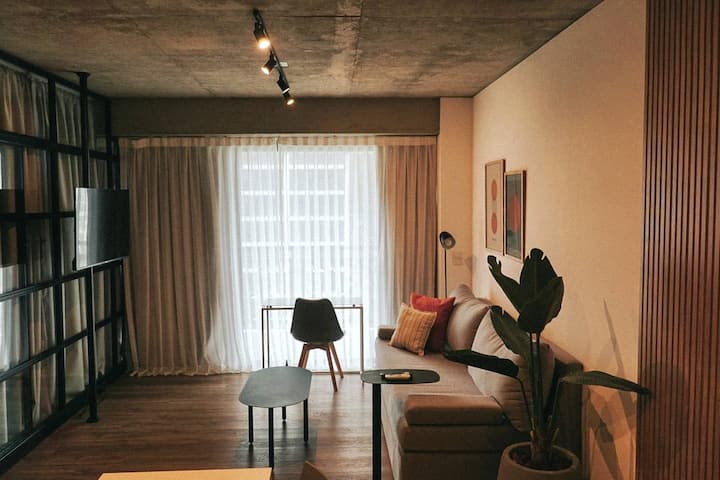 Новая квартира с 1 спальней и балконом в Puerto Madero