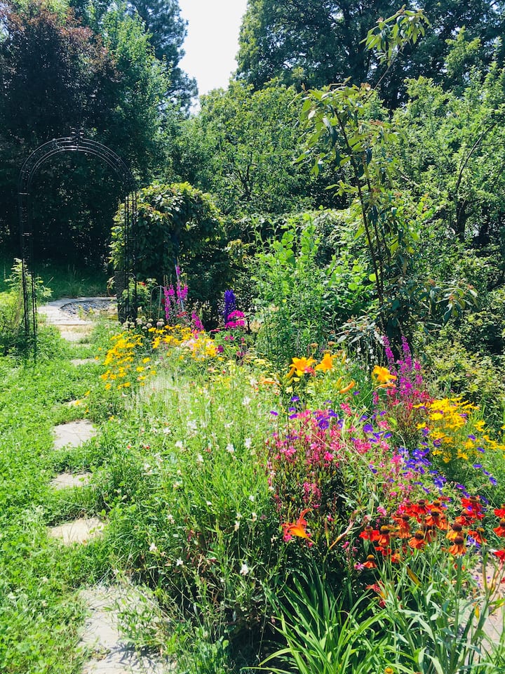 Fantastic garden apartment, near Goetheanum
