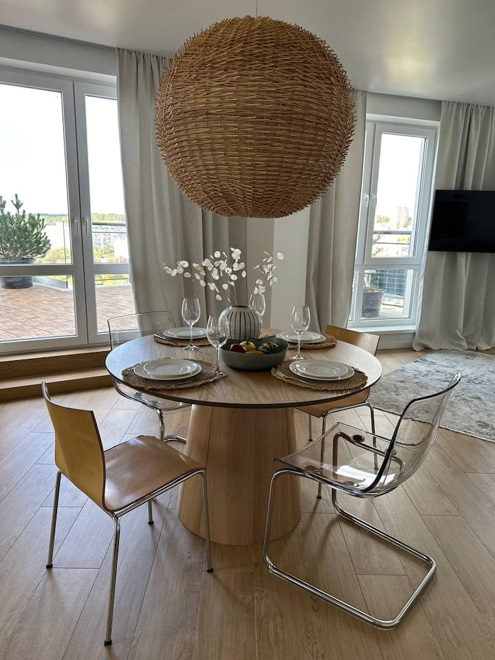 One-bedroom apartment with a terrace
