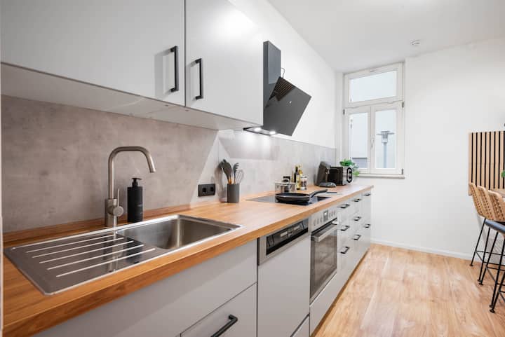 Boutique Design Apartment Am Schloss Mit Balkon - Kornwestheim