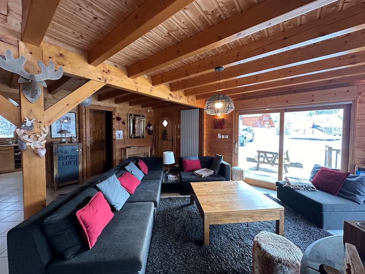 Authentique Chalet Bois - Splendide Vue Et Piscine - Villard-de-Lans