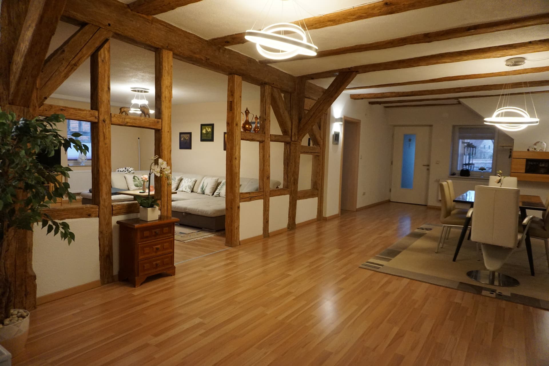 Old building apartment with sauna near Rothenburg