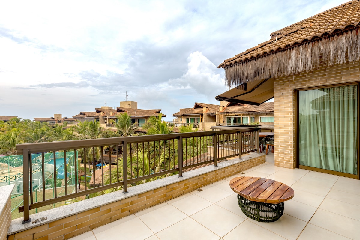 Foto do anúncio de Luxuosa Cobertura Duplex - Parque das Ilhas no Porto das Dunas
