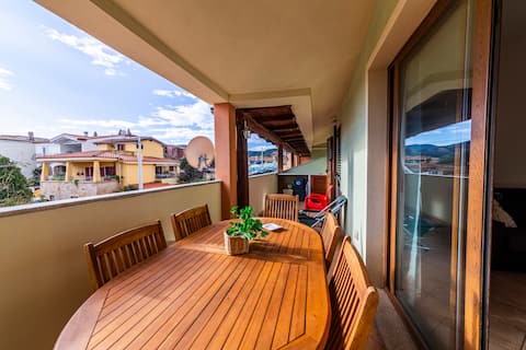 Three-room apartment on Via Verdi