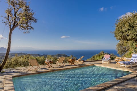 Stone villa, exceptional views