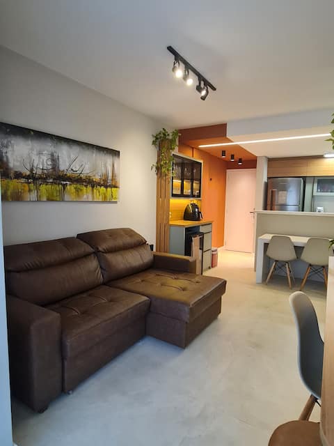 Popular Airbnb listing: Excelente Ap. no Open Shopping in Jurere Oeste