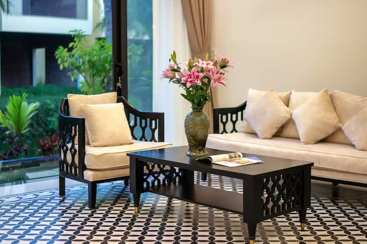Metta Villa-3brs/pool-river View, 5' To Ab Beach - 호이안