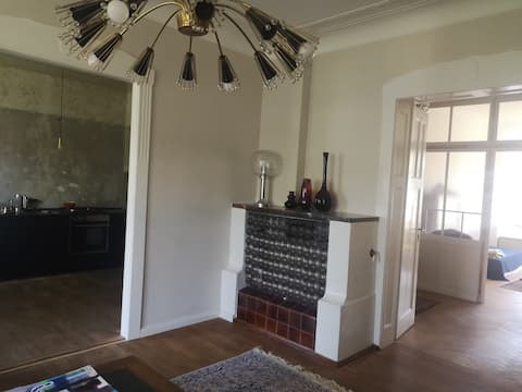 Erfolgreiche Airbnb-Immobilie: Large Art Nouveau apartment in Kaßberg in Chemnitz