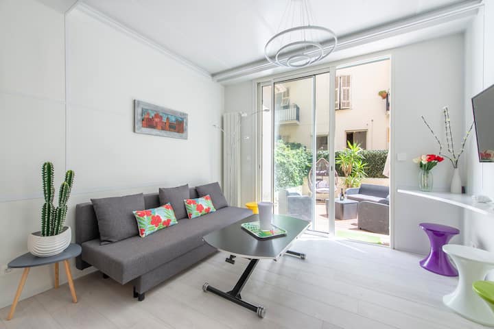 Splendid-duplex,2 Chambres-terrasse, Parking Privé - ニース